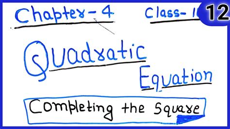 Image result for Completing Square Method Class 10