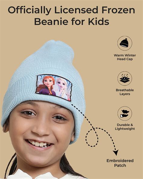 Kids Girls Frozen Light Blue Beanies – Kidsville