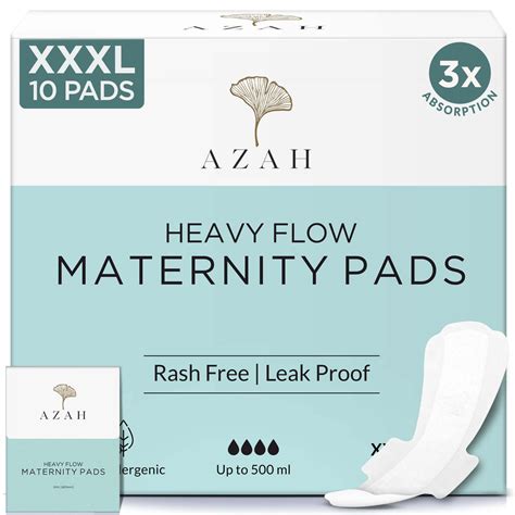 Buy Azah Maternity Pads Online | Heavy Flow Postpartum Pads