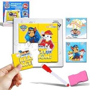 Buy Wembley Paw Patrol - 3 in 1 Jigsaw Magnetic Puzzle for Kids 3 ...