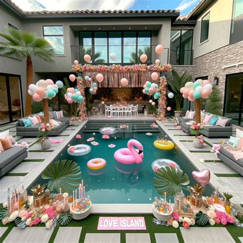Love Island | Bachelorette decorations, Bachelorette party themes ...