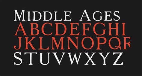 Middle Ages free Font - What Font Is