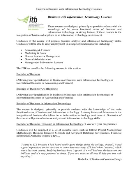 Business Information Technology Course 的图像结果