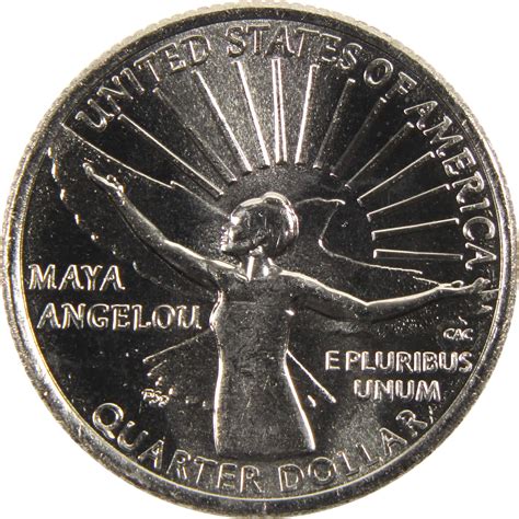 2022 D Maya Angelou American Women Quarter BU Uncirculated Clad Coin