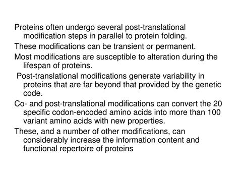 Image result for Post-Translational Modification of Amino Acids
