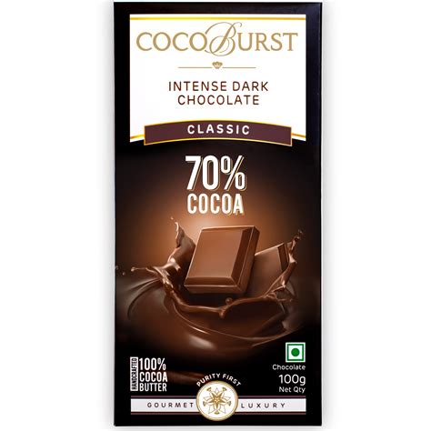 70% Cocoa Intense Dark Chocolate Classic – Jindal Cocoa