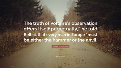 Annette Gordon-Reed Quote: “The truth of Voltaire’s observation offers ...