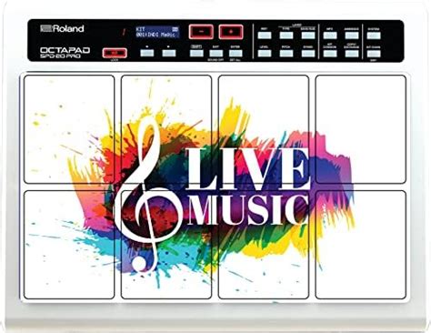 Rhythm Pro Self Adhesive Octapad Skin Compatible for Roland SPD-20/11 ...