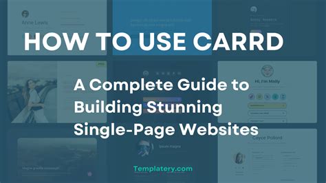 Image result for Carrd Tutorial Multi-Page