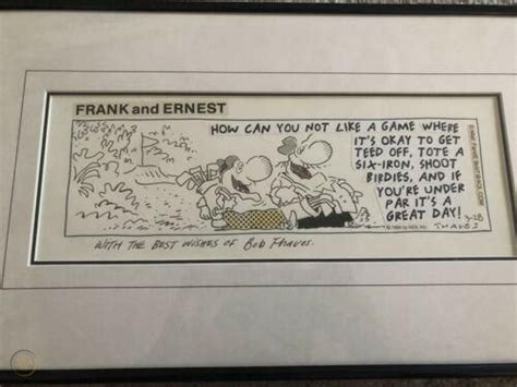 Original Frank And Ernest Comic Artwork Signed Bob Thaves | #2102966031
