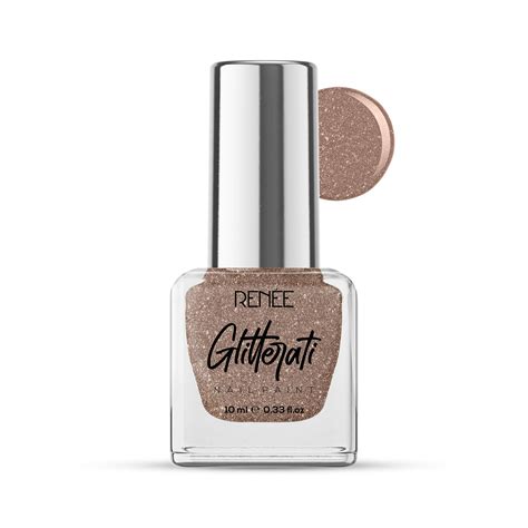 Buy RENEE Glitterati Nail Paint - Copper Crush 10ml, Quick Drying ...