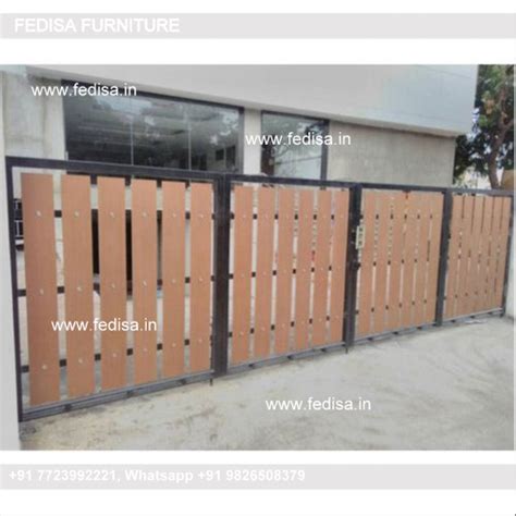 Folding Gate Design Modern House With Gate Maharaja Gate Ka Design Pipe ...