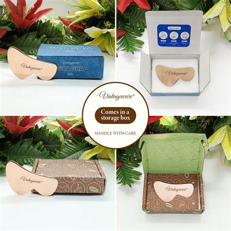 Pure Copper Gua Sha Face Massage Tool (B-Shape) – Vintageware