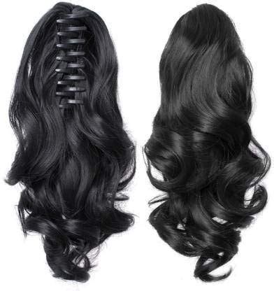 Pema Hair Extensions And Wigs Ponytails Hairpiece Wavy Claw Clip ...
