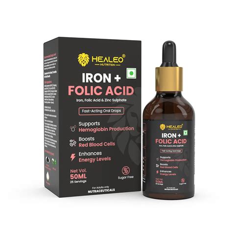 Iron + Folic Acid Drops | Energy & Hemoglobin Support