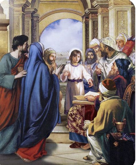 Pin by Judy McConnell on JOYFUL MYSTER | Jesus in the temple, Catholic ...