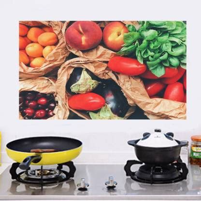 TOTAL HOME 60 cm Kitchen Wall Sticker Self Adhesive Sticker Price in ...