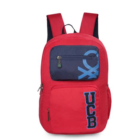 United Colors of Benetton Arcade Back to School Backpack Red – Brand27