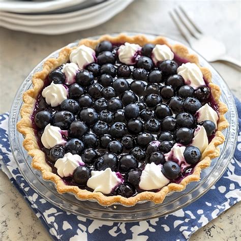Blueberry Cream Pie