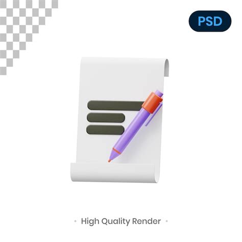 Letter 3D-pictogram Premium Psd | Premium PSD Bestanden