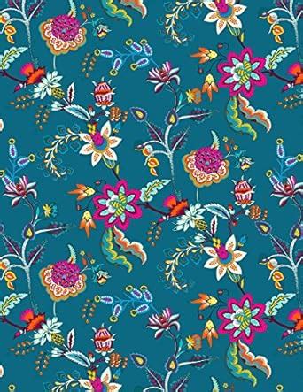My Big Fat Bullet Journal Chinoiserie Pattern on Blue: Jumbo Sized Dot ...