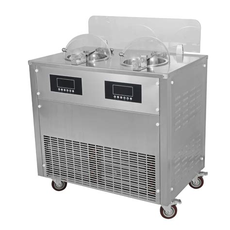 Worldwide Commercial Floor Standing 2 Flavors Hard Serve Ice Cream ...