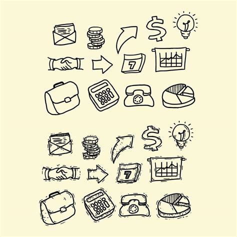 Business Vector Drawing Icon 的图像结果