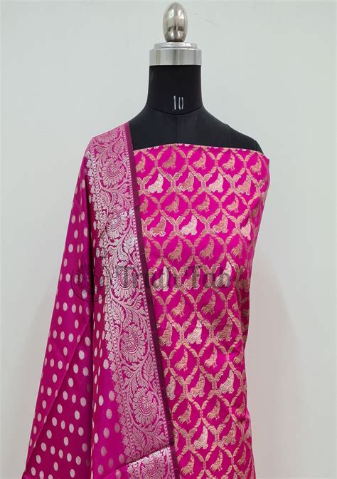 Banarasi Cotton Cutwork Zari Work Suit – Truth Fab