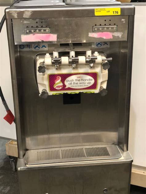 Taylor 791-33 soft serve twist ice cream machine on wheels