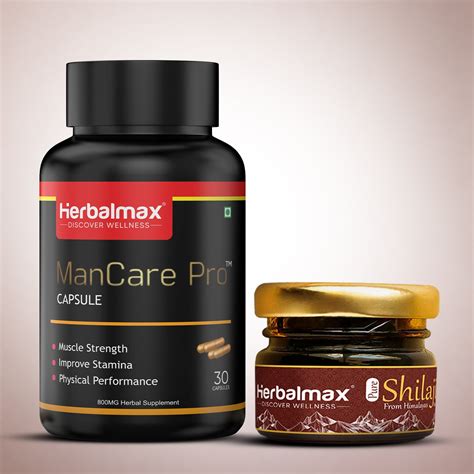 Mancare Pro Shilajit Combo for Men’s Wellness & Energy | Herbalmax
