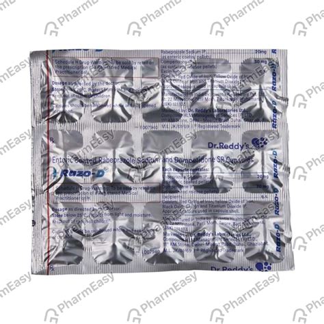 Razo D Strip Of 10 Capsules: Uses, Side Effects, Price & Dosage | PharmEasy