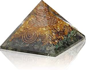 EDIMIRA Money Magnet Orgone Pyramid - Green Aventurine - Tigers Eye ...