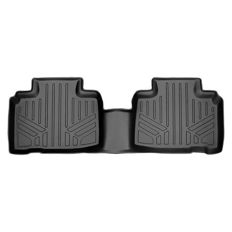 SMARTLINER Floor Mats 2nd Row Liner Black for 2015-2018 Ford Edge ...