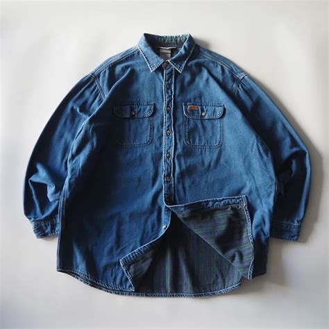 90s carhartt denim shirt | MOES USED&NEW CLOTHING STORE