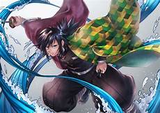 Giyu Tomioka Wallpaper by Giyu Tomioka From Slayer Kimetsu No Yaiba Anime Giyu Tomioka Wallpaper