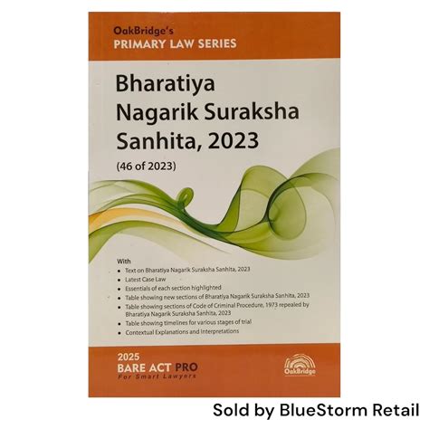 Buy Bharatiya Nagarik Suraksha Sanhita, 2023 (46 of 2023) |BNSS| 2025 ...