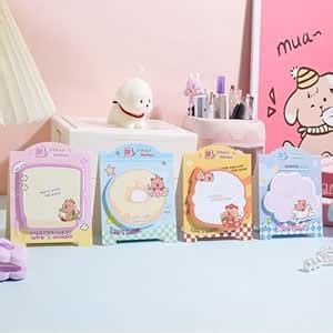 DME SALES Cute Capybara Sticky Notes Set | Colorful Page 3D Sticky ...