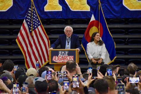 AOC, Sanders rail against oligarchy at packed rallies in Denver ...