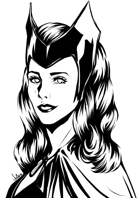 Wanda Maximoff Paint It Black at Zane Murray-prior blog