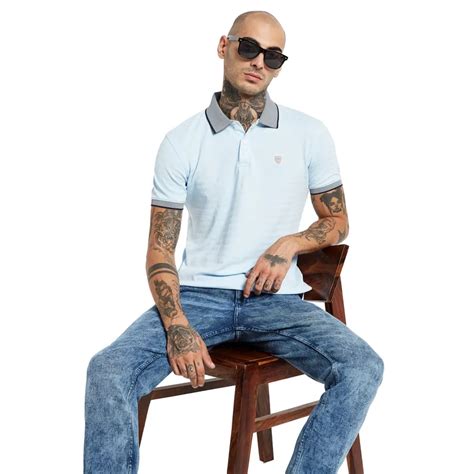 Octave Polo Collar Cotton T-shirt