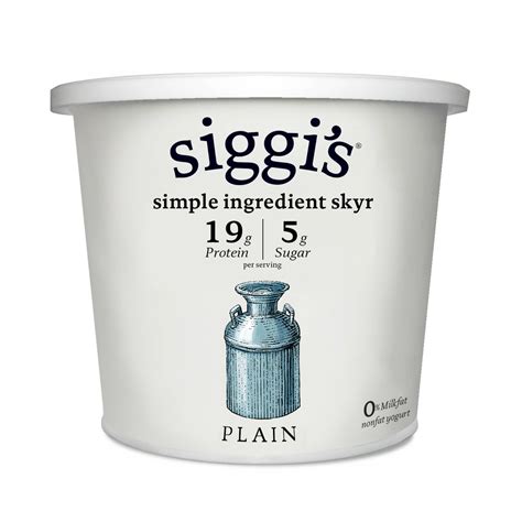 Siggi's Icelandic Skyr Nonfat Yogurt, Plain
