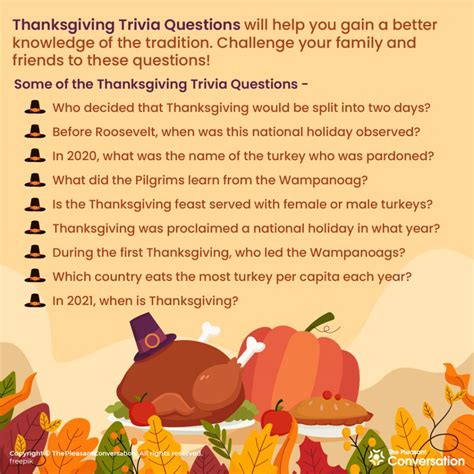 Thanksgiving Trivia Questions Answers