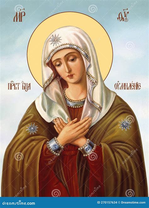 Orthodox Icon of the Mother of God Editorial Stock Image - Illustration ...