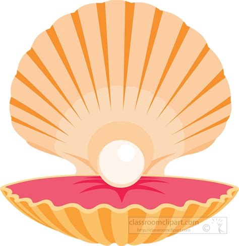 clam shell clipart - Classroom Clipart
