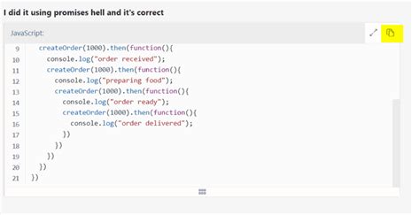 Image result for Promises JavaScript Chaining Arabic