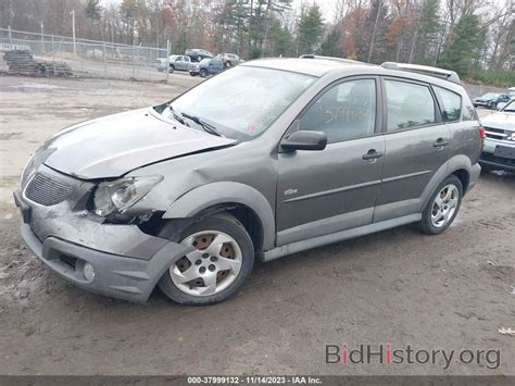 Report 5Y2SL65887Z429393 PONTIAC VIBE 2007 Gray Gasoline - price and damage history