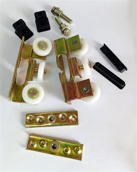 G-Channel Door Sliding Rollers (2 Pcs) 1 1/2 inch (White) : Amazon.in ...