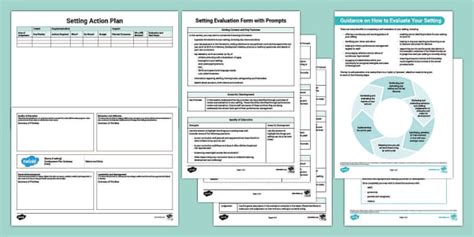 EYFS Setting Evaluation and Action Plan Pack | Twinkl