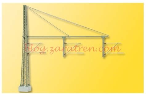 Viessmann - Poste de catenaria convencional para tres vías, escala N ...
