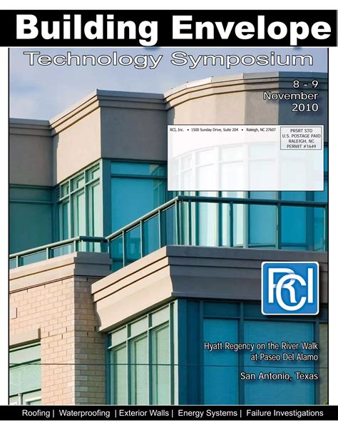 Asv rci building envelope symposium 2010-brochure | PDF